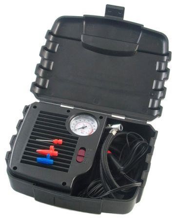 Picture of Compressor with manometer, in case