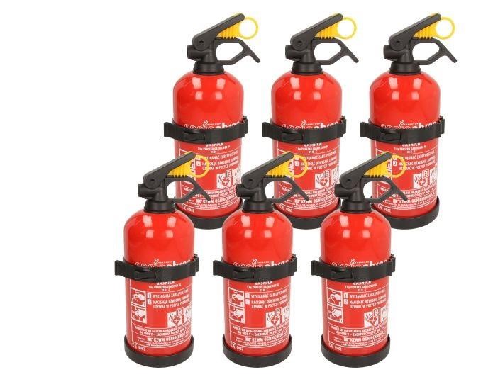 Picture of Powder fire extinguisher, 1 kg, set of 6 pcs. GP1ZBC1KGW6 