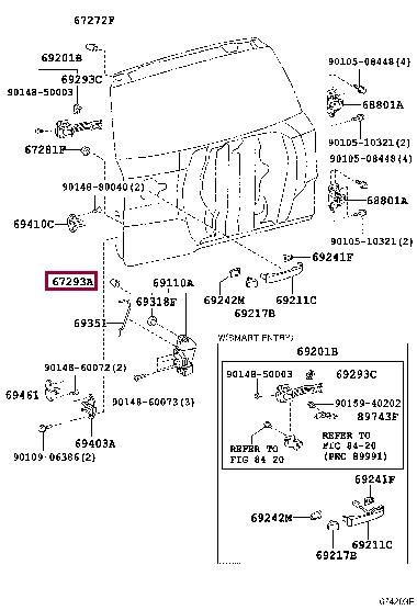 Picture of CUSHION, BACK DOOR 6729360030 